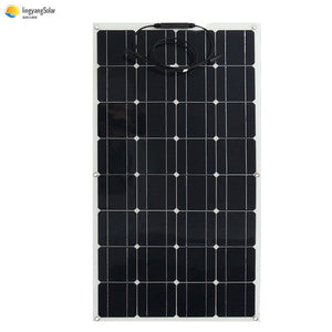 Solar Panel 300w 200w 100w 400w Flexible ETFE PET Photatic PV Monocrystalline Cell 12V 24V Battery Charger 1000w Home System Kit