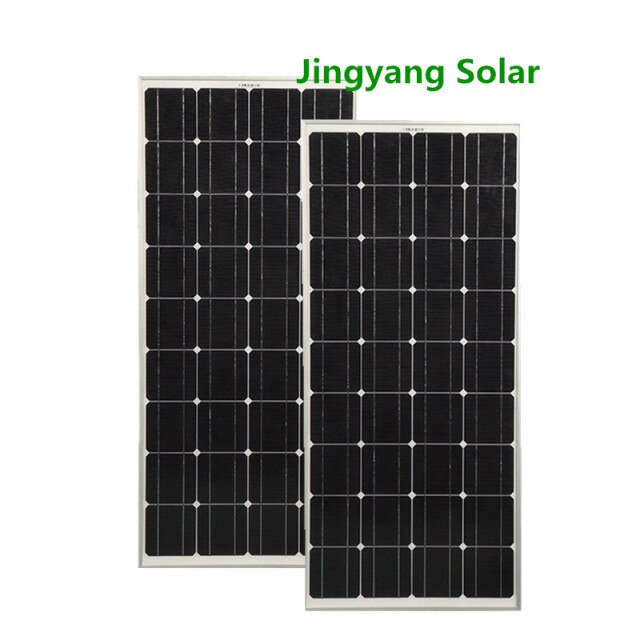 300W 400w 200w 100w Glass Plate Solar Panel Rigid Panels Monocrystalline Solar Cell 12V 24V Solar Battery Charger For Home Roof